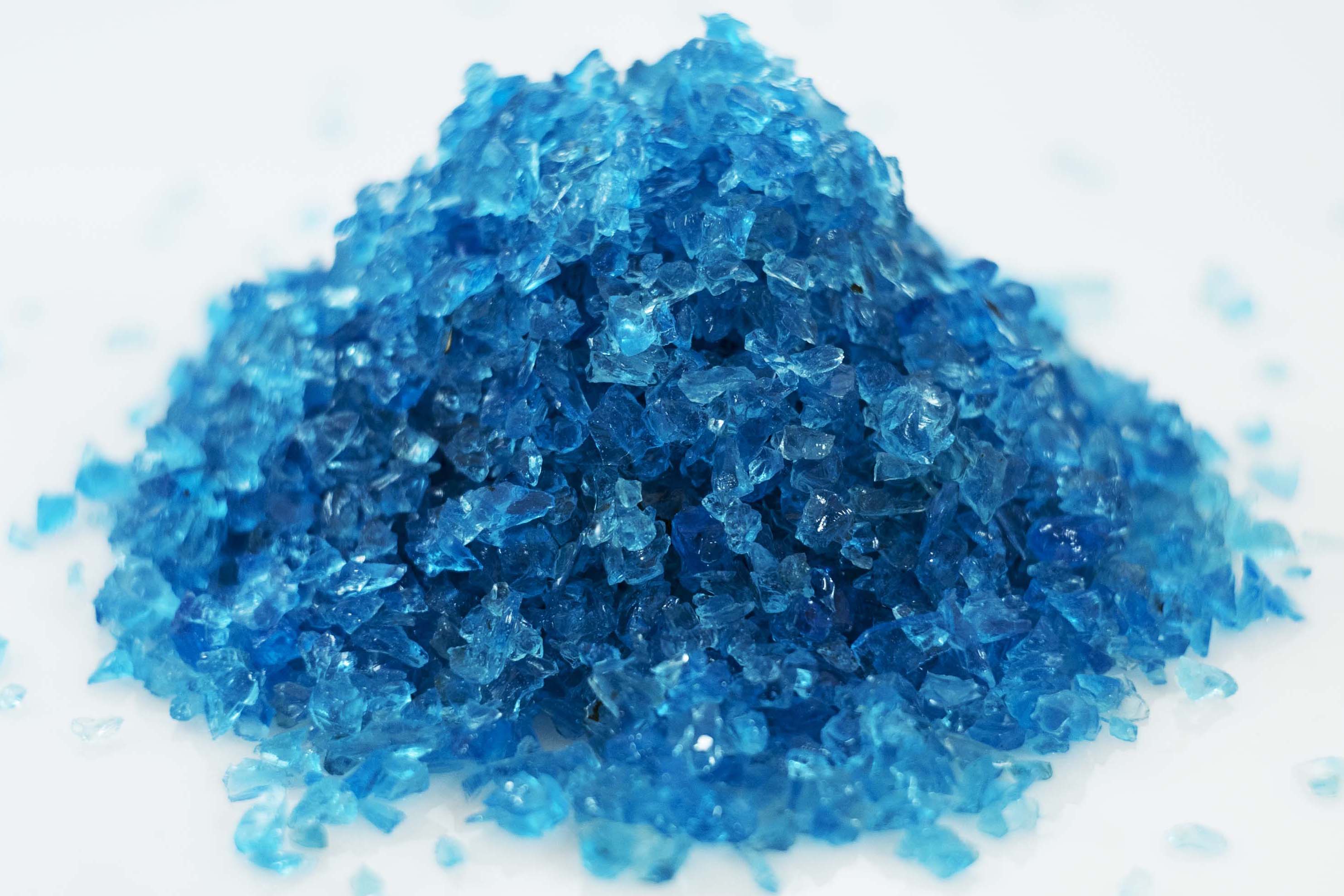 Terrazzo Glass Aggregate Blue Turquoise